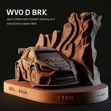 3D model WRC 8 FIA World Rally Championship game (STL)